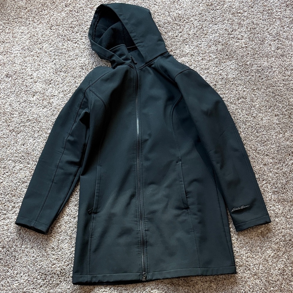 Black Women’s Eddie Bauer Hooded Jacket – Size Large
